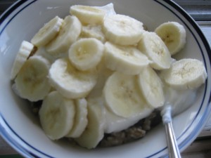 Banana bread oatmeal