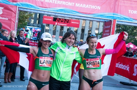 In 2013, Krista Duchene became the second fastest Canadian female marathoner when she and Lanni Marchant both bested Sylvia Ruegger's record which stood for 28 years.