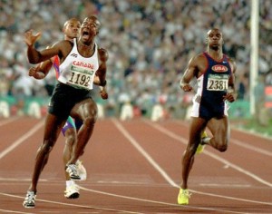 Donovan Bailey's Olympic Record 9.84