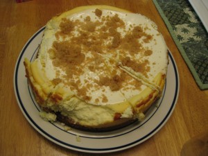 cheesecake on plate