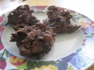 chocolate cornflake cookie