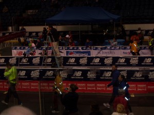 My running buddy Dave at the finish of the Bay