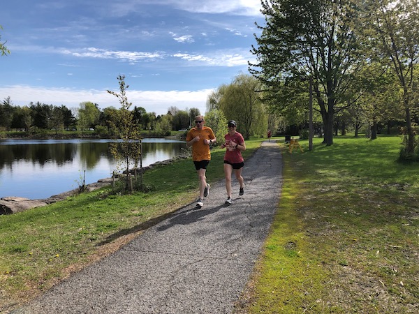 Kanata park run at the scenic Beaver Pond Trail